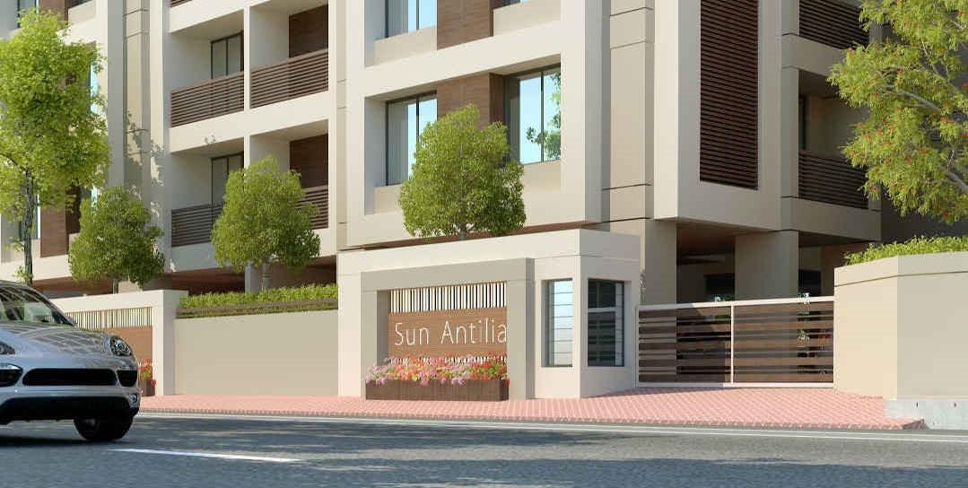 Sun Antilia Gate of real estate project Sun Antilia located at Harni, Vadodara, Gujarat