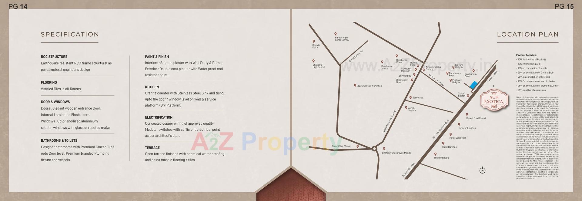  of real estate project Sun Exotica located at Tarsali, Vadodara, Gujarat