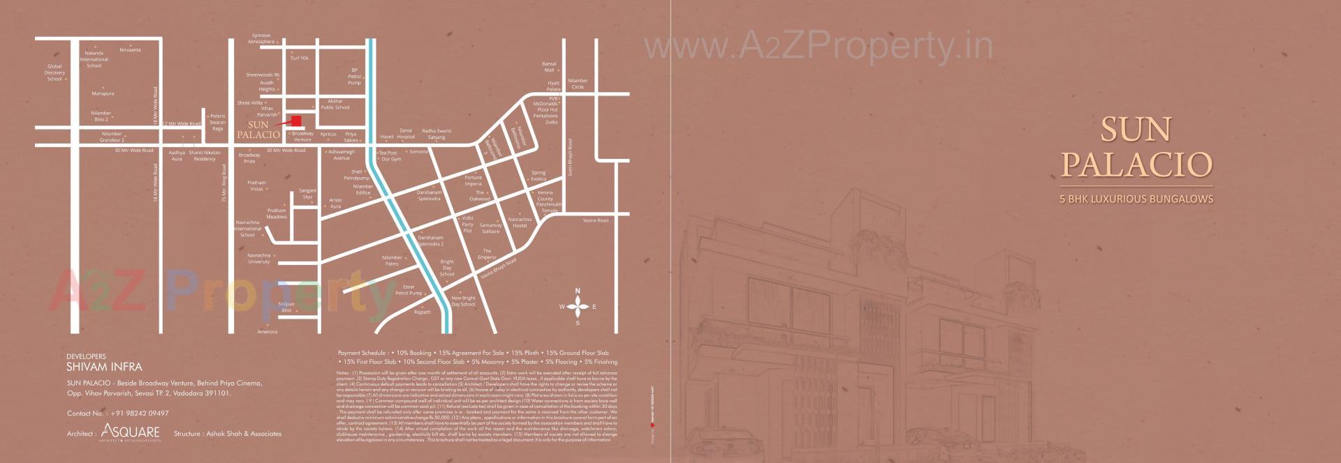  of real estate project Sun Palacio located at Sevasi, Vadodara, Gujarat