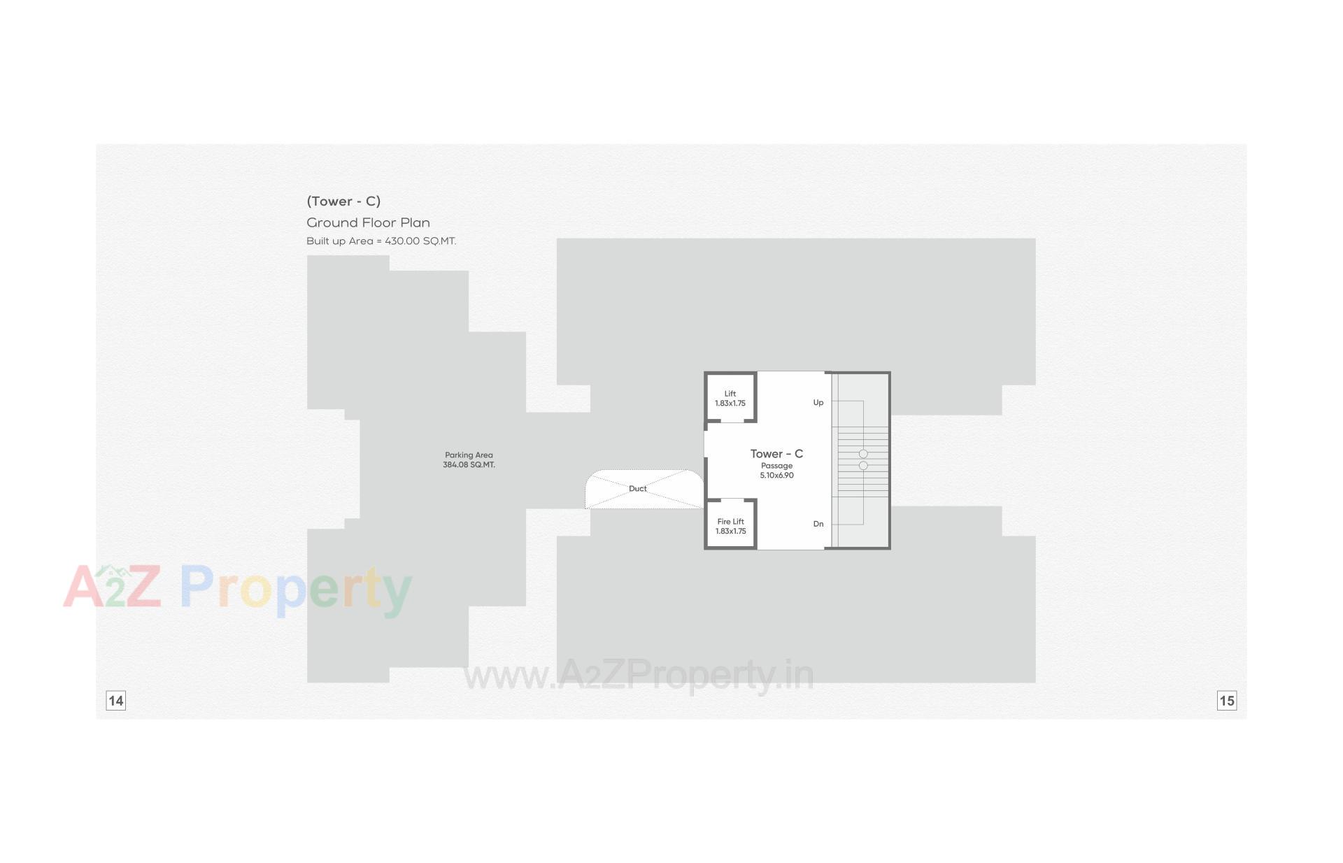 Layout of real estate project Sundaram Skyline located at Tarsali, Vadodara, Gujarat