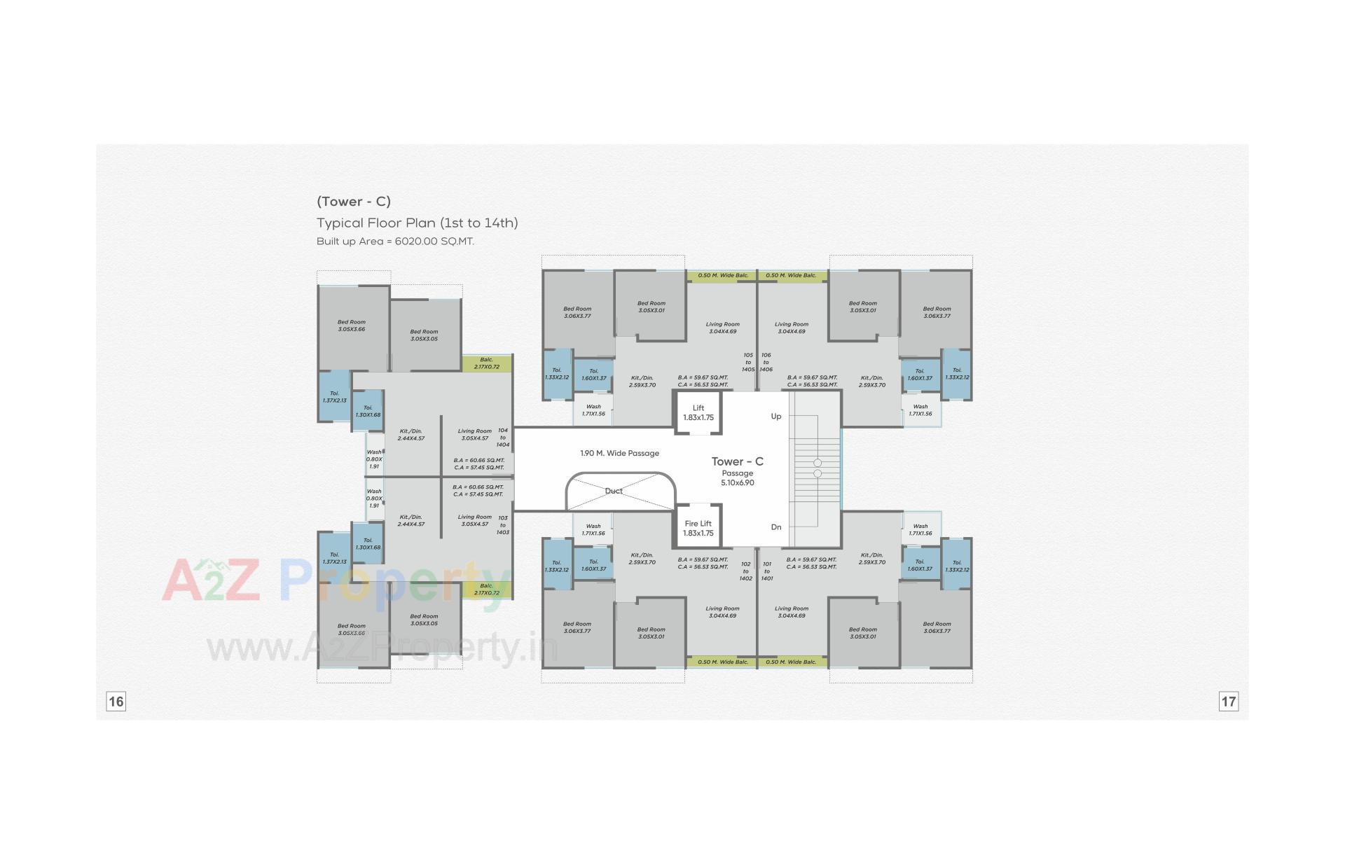 Layout of real estate project Sundaram Skyline located at Tarsali, Vadodara, Gujarat