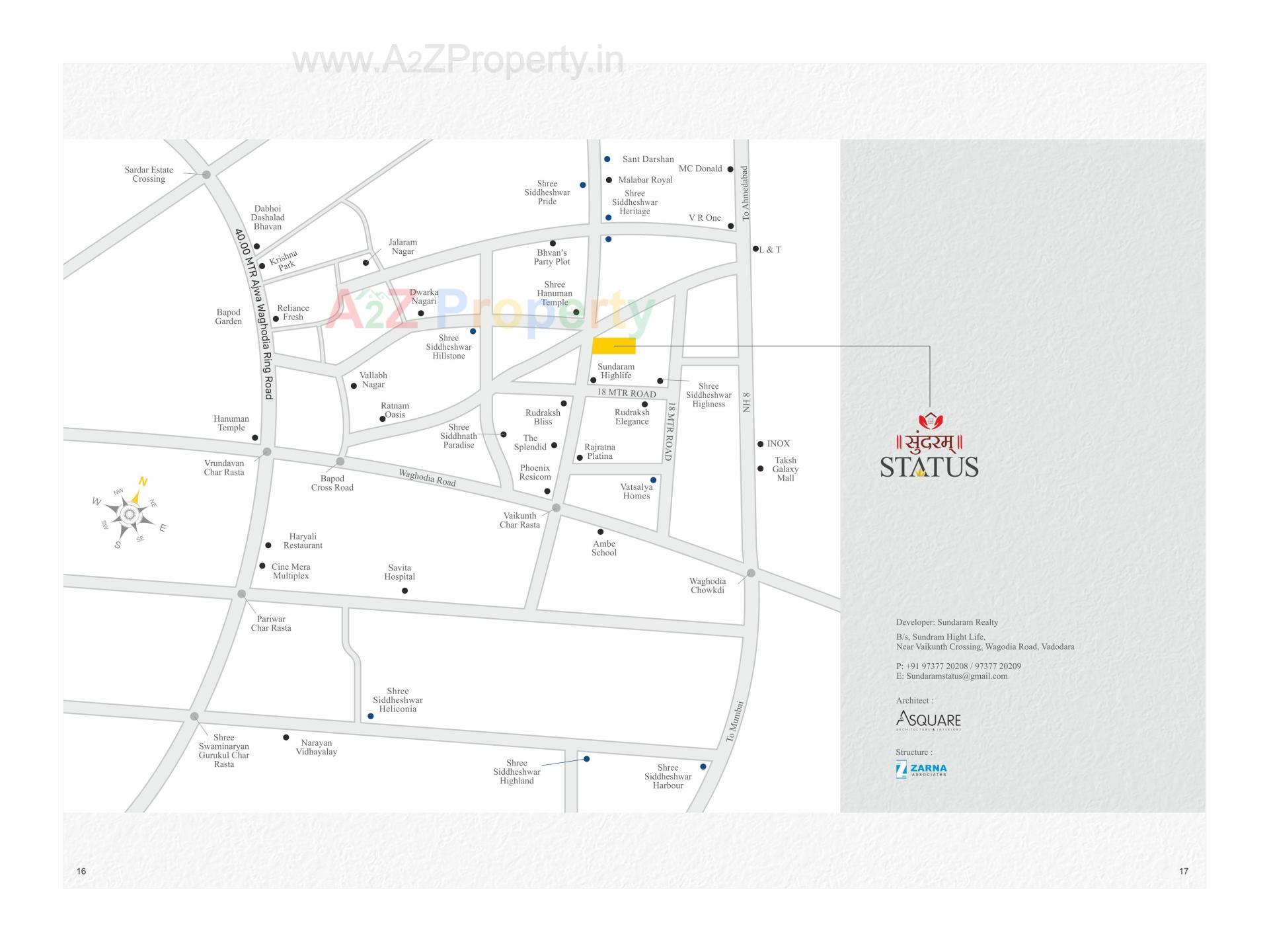  of real estate project Sundaram Status located at Bapod, Vadodara, Gujarat