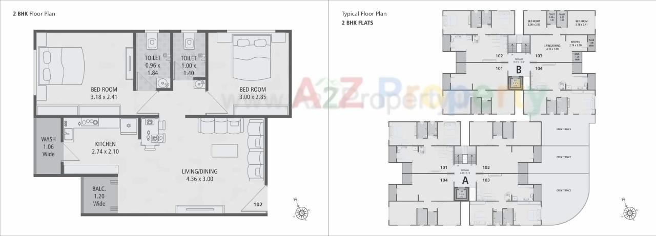Layout of real estate project Sundaram Villa located at Sayajipura, Vadodara, Gujarat