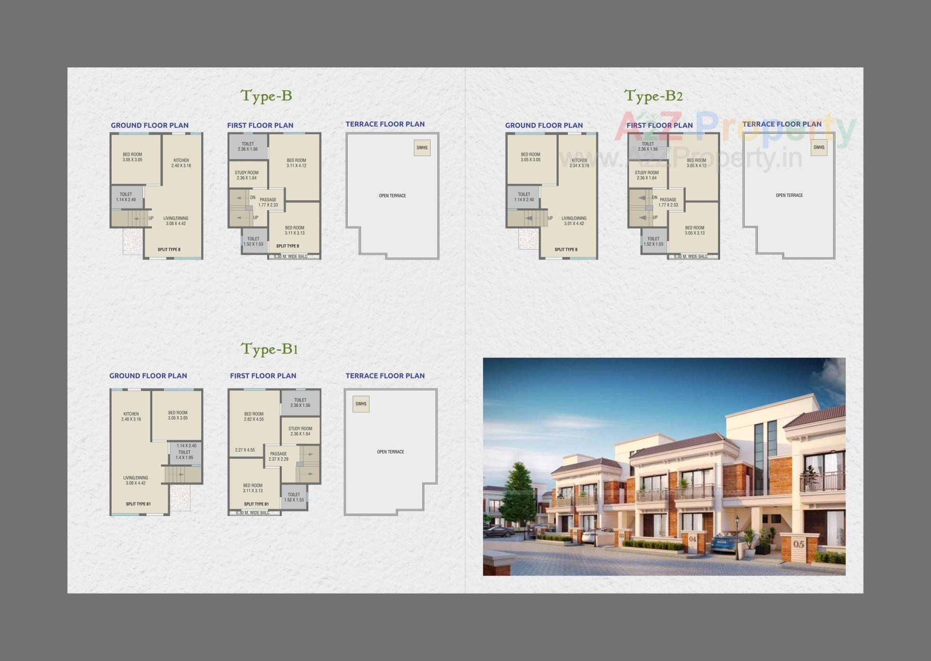 Layout of real estate project Sundaram Villa located at Kapurai, Vadodara, Gujarat