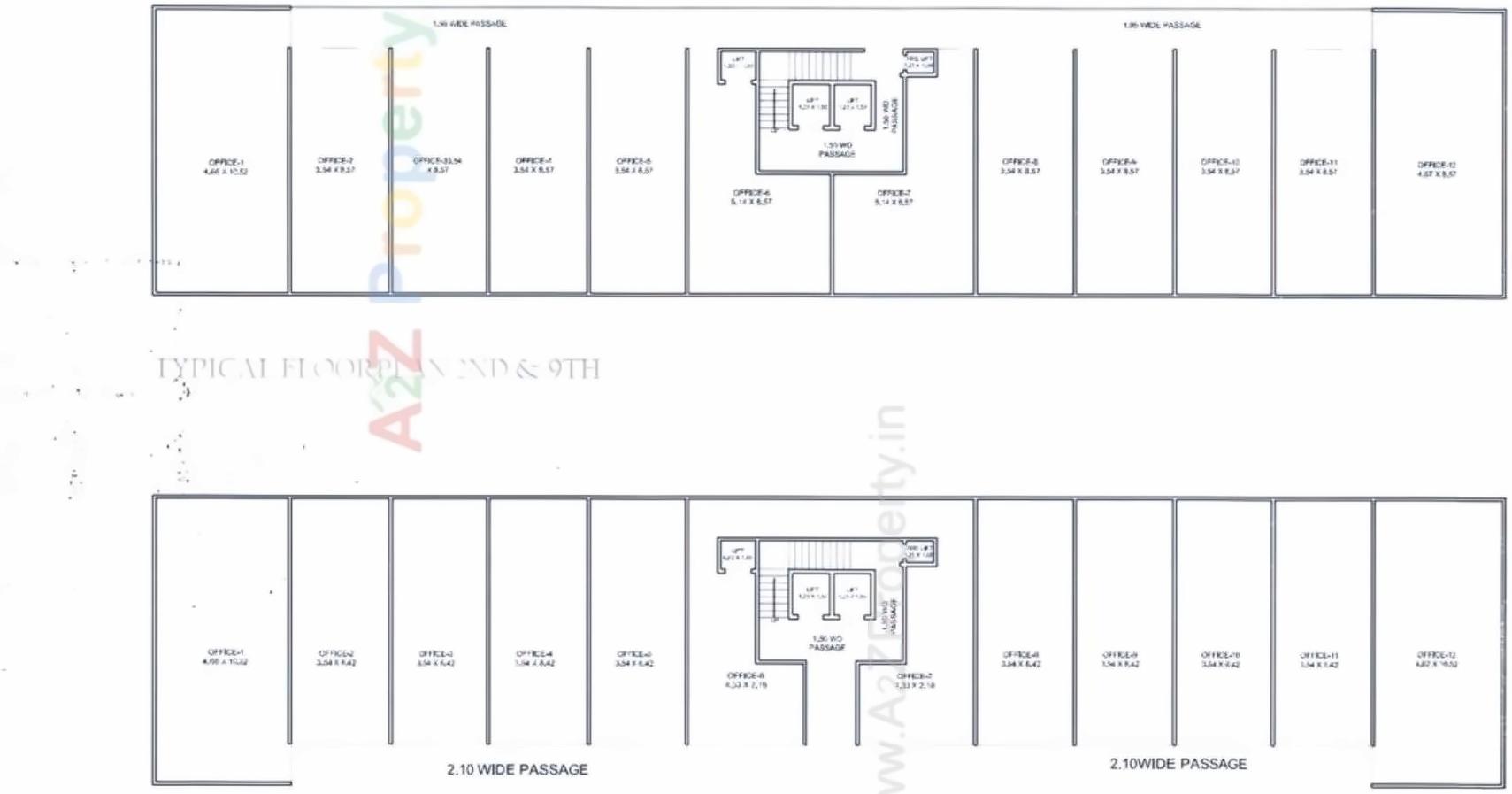 Layout of real estate project Sunrise Heights located at Tandalaja, Vadodara, Gujarat