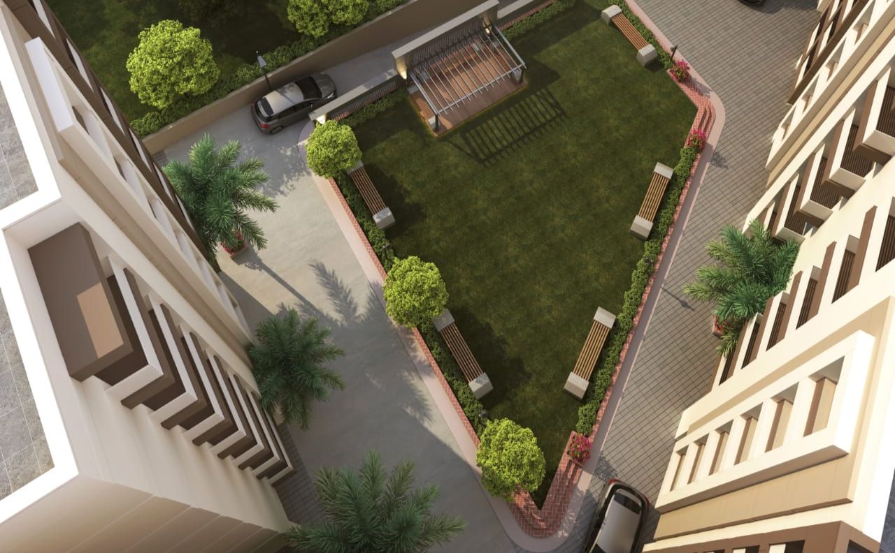 Garden Top View8802 of real estate project Sunrise Homes located at Ankhol, Vadodara, Gujarat