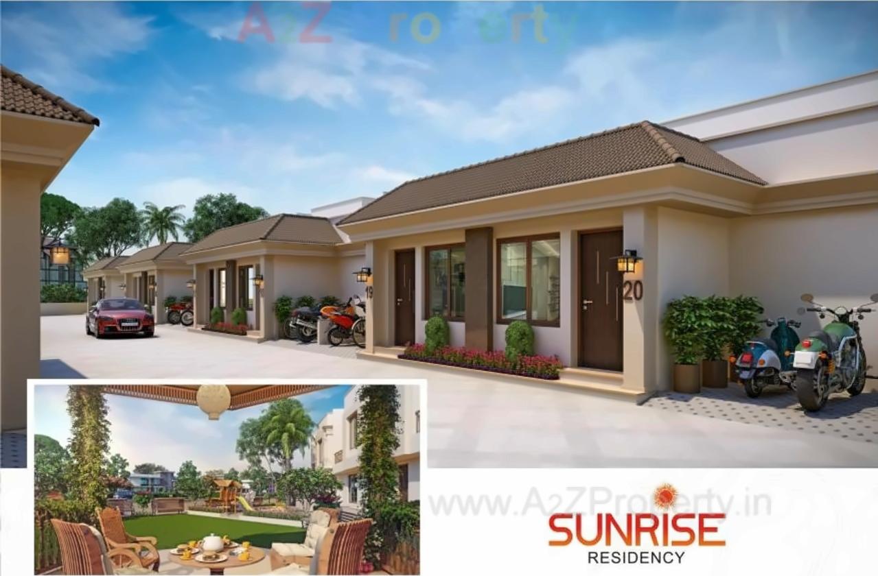 3D Elevation of real estate project Sunrise Residency located at Tarsali, Vadodara, Gujarat