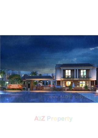 Elevation of real estate project Sunrise Residency located at Tarsali, Vadodara, Gujarat