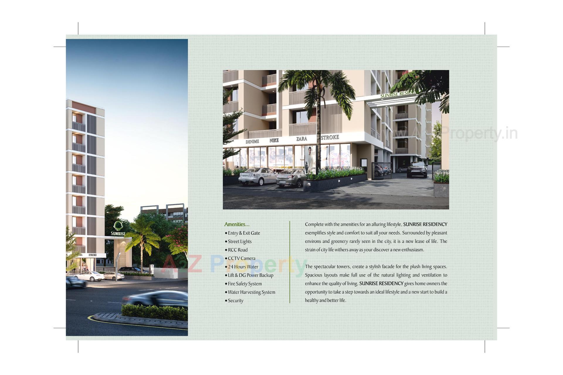  of real estate project Sunrise Residency located at Tandalja, Vadodara, Gujarat