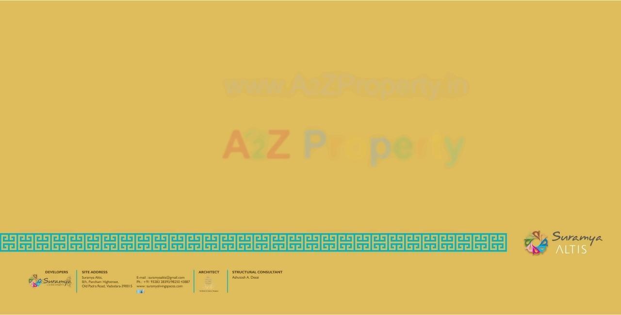  of real estate project Suramya Altis located at Akota, Vadodara, Gujarat