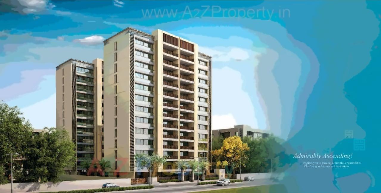 3D Elevation of real estate project Suramya Altis located at Akota, Vadodara, Gujarat