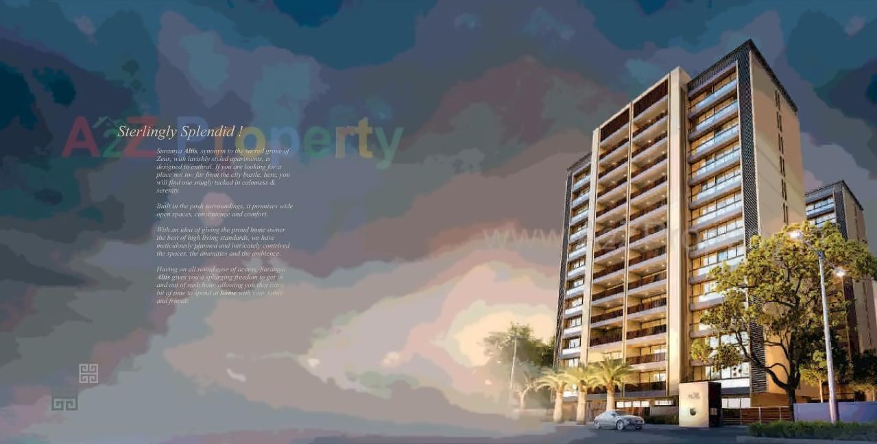 3D Elevation of real estate project Suramya Altis located at Akota, Vadodara, Gujarat