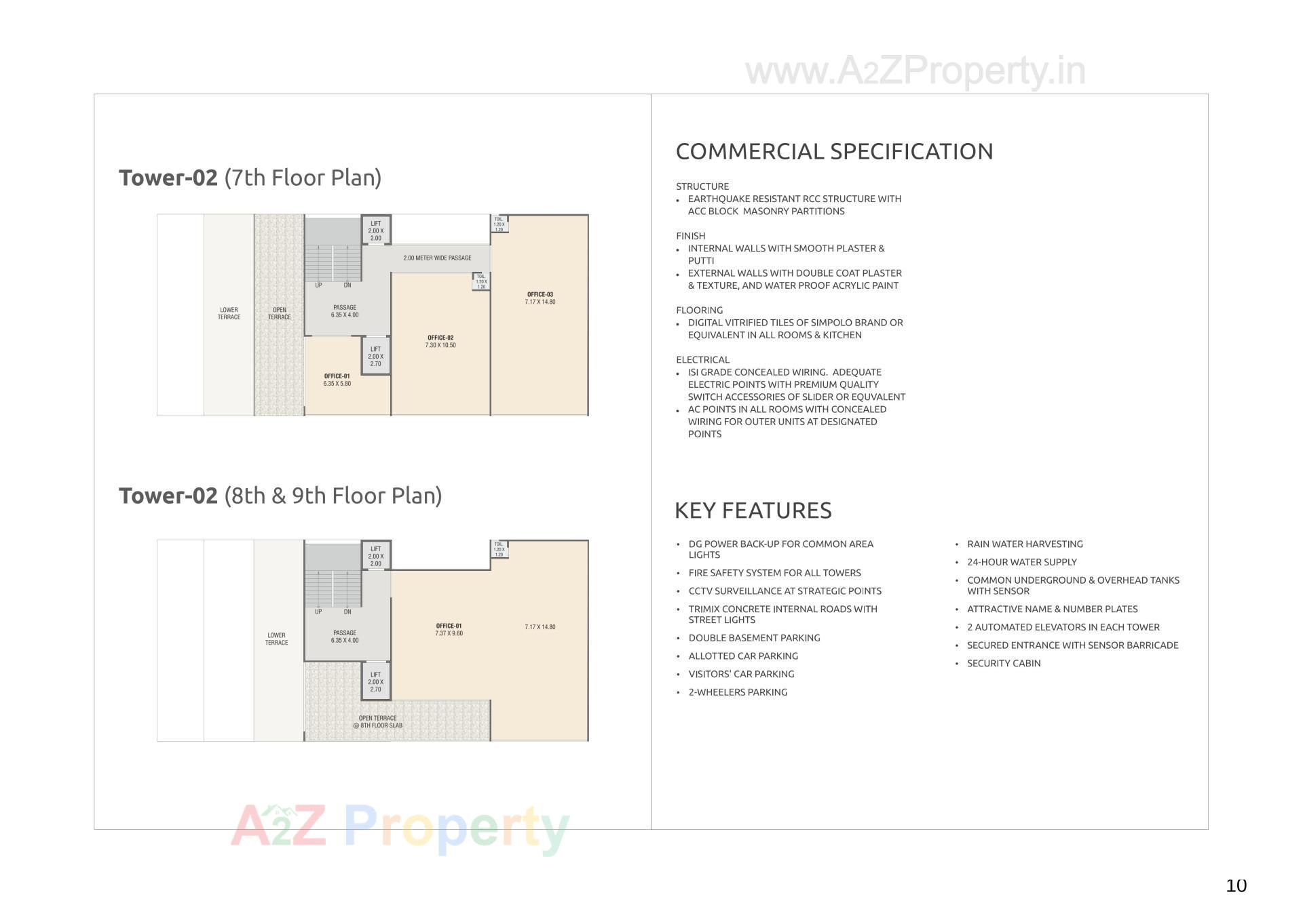 Layout of real estate project Survi Pristine located at Manjalpur, Vadodara, Gujarat
