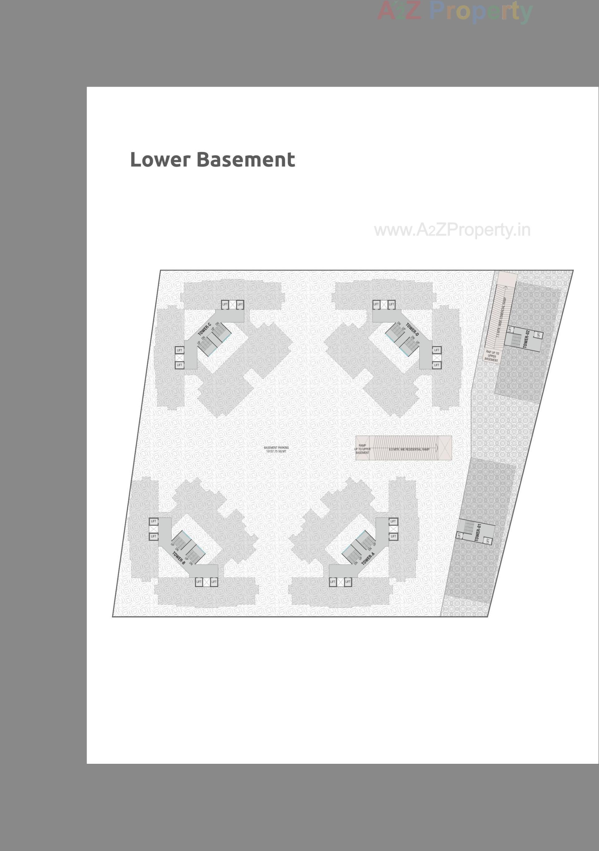 Layout of real estate project Survi Pristine located at Manjalpur, Vadodara, Gujarat
