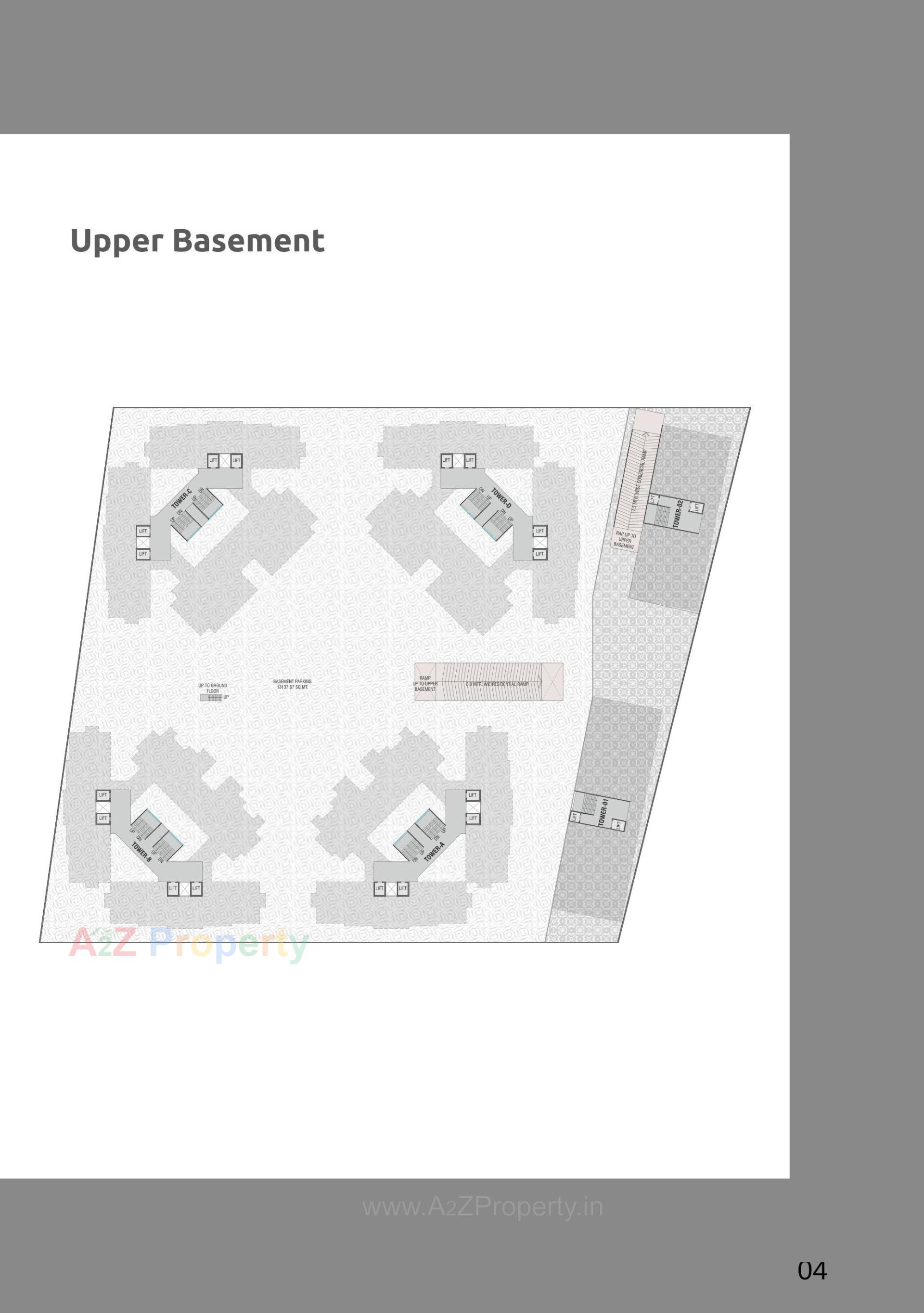 Layout of real estate project Survi Pristine located at Manjalpur, Vadodara, Gujarat