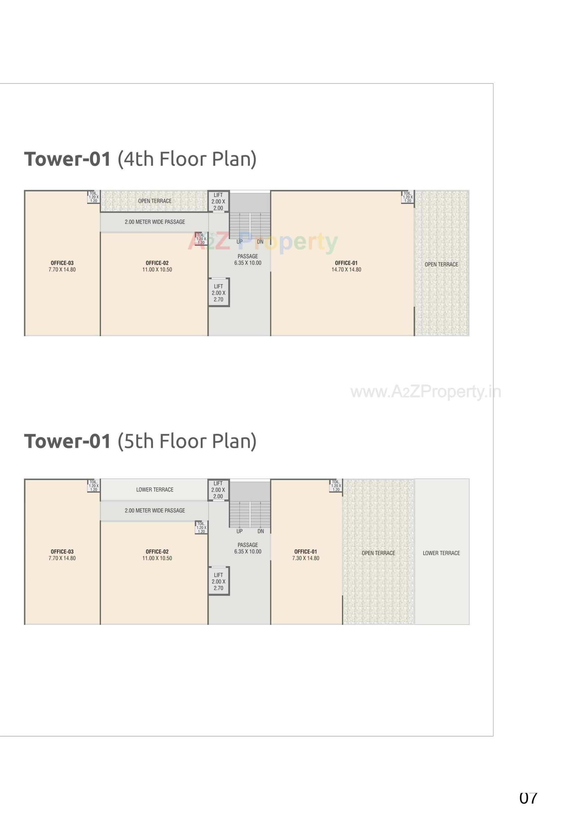 Layout of real estate project Survi Pristine located at Manjalpur, Vadodara, Gujarat