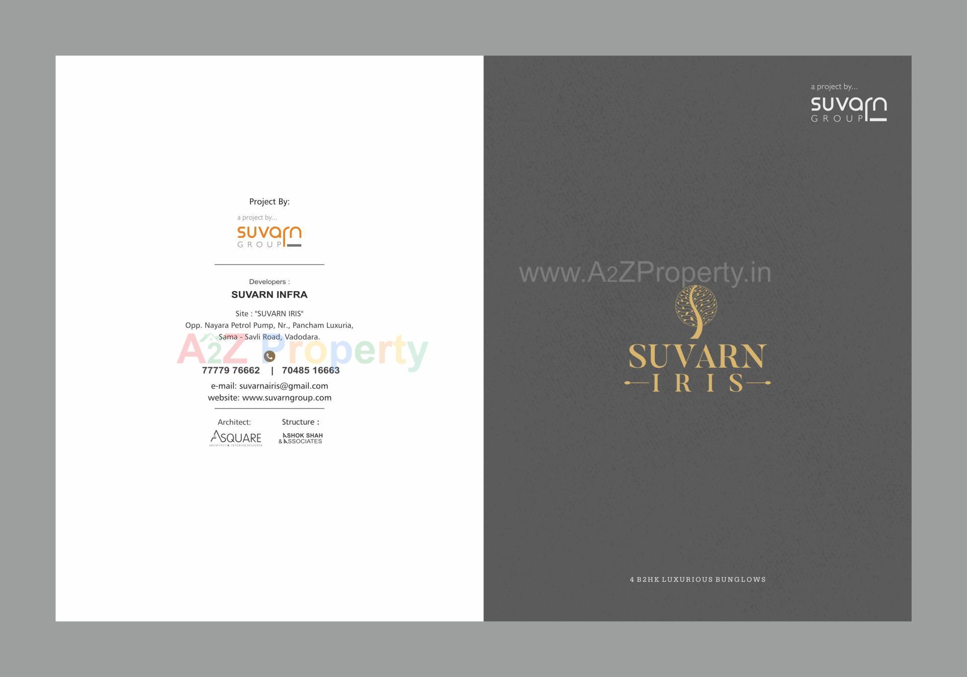  of real estate project Suvarn Iris located at Chhani, Vadodara, Gujarat