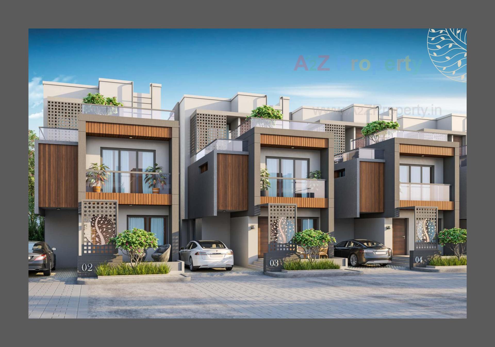 3D Elevation of real estate project Suvarn Iris located at Chhani, Vadodara, Gujarat