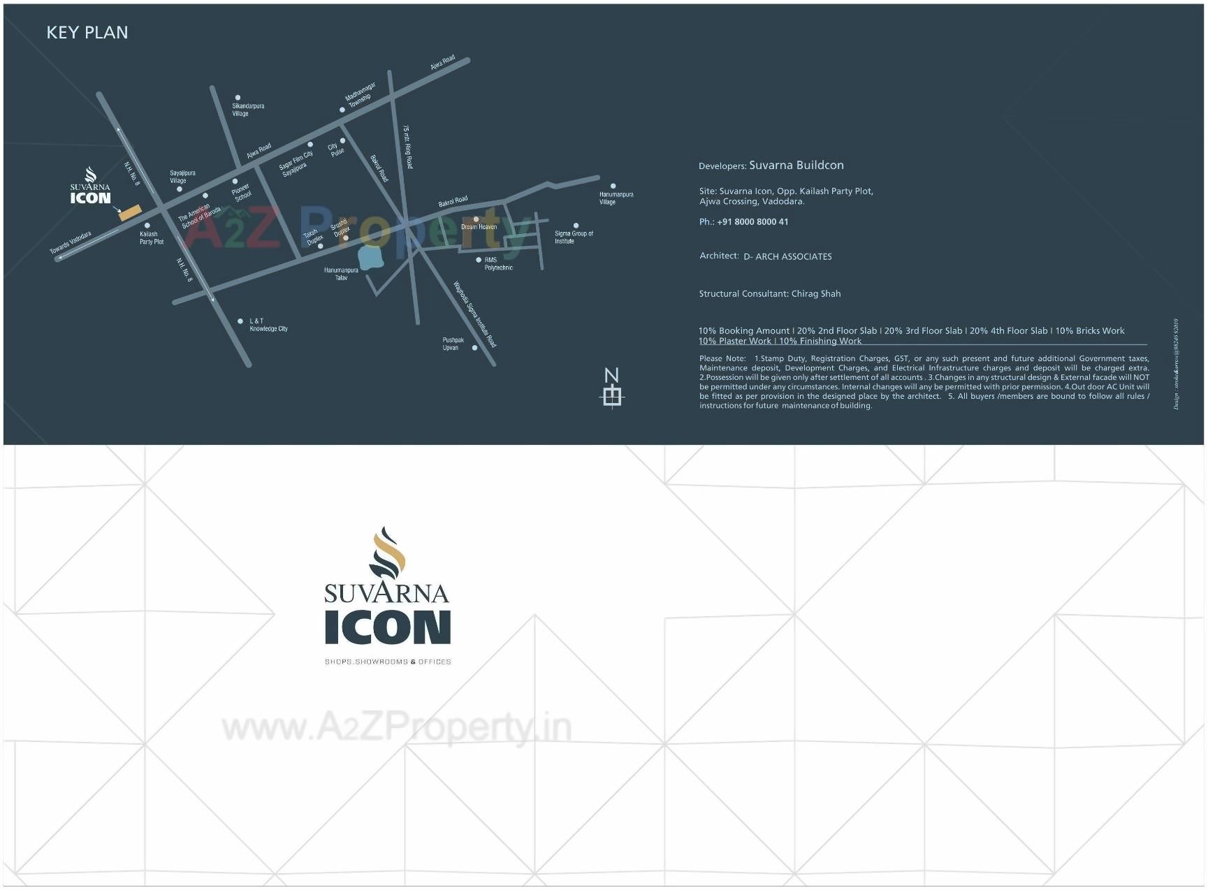  of real estate project Suvarna Icon located at Vadodara, Vadodara, Gujarat