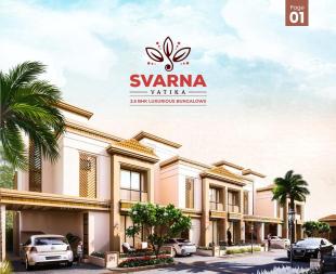 Elevation of real estate project Svarna Vatika located at Vadadla, Vadodara, Gujarat