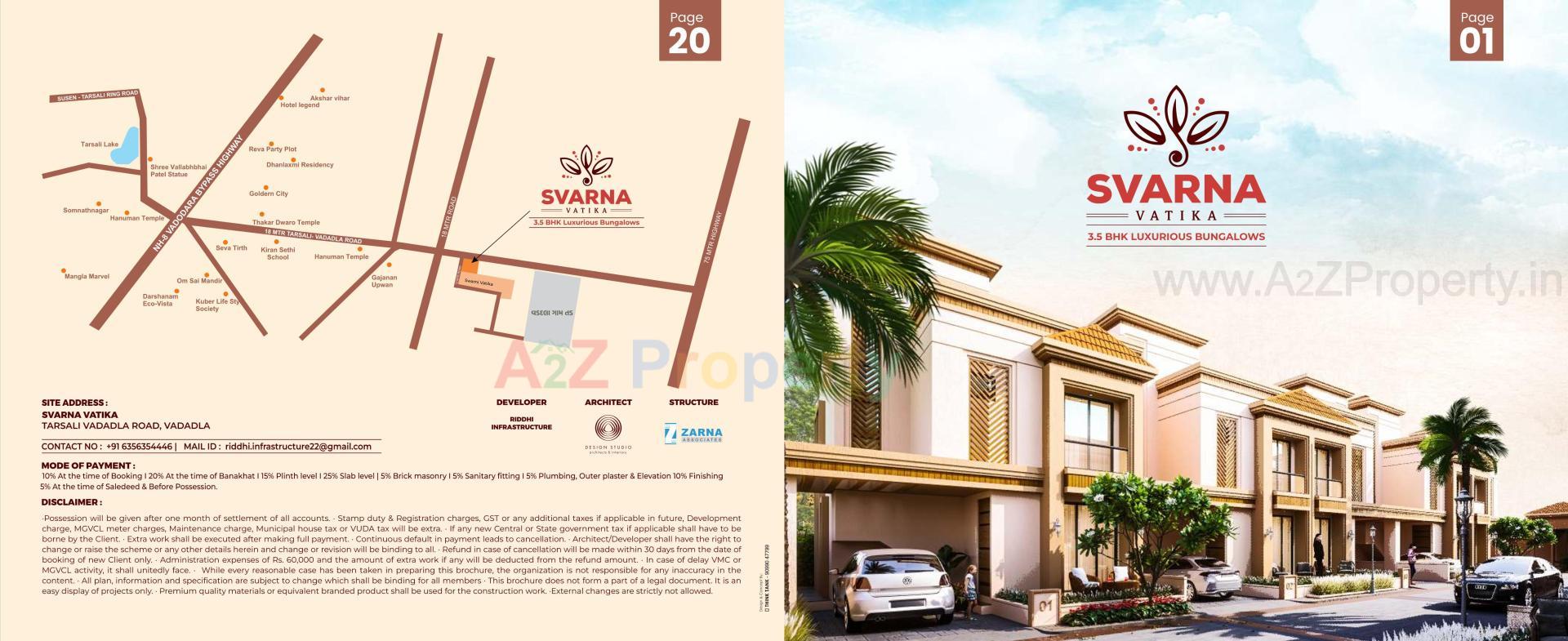  of real estate project Svarna Vatika located at Vadadla, Vadodara, Gujarat