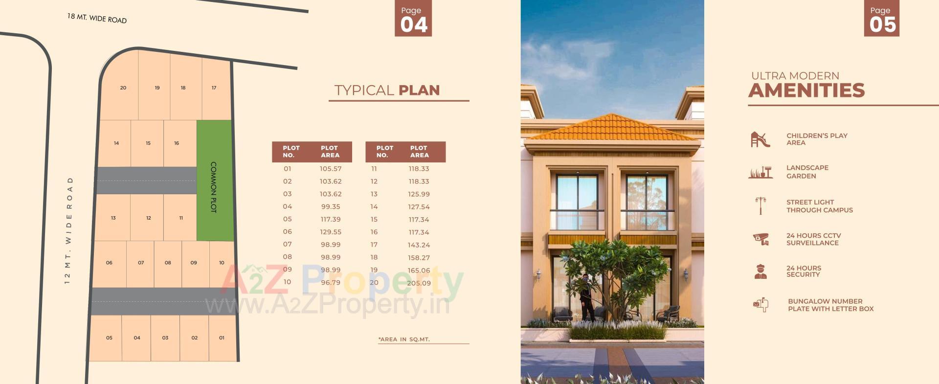 Layout of real estate project Svarna Vatika located at Vadadla, Vadodara, Gujarat