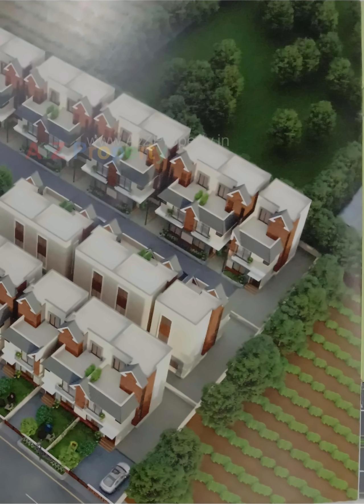 3D Elevation of real estate project Swami Enclave located at Vadodara, Vadodara, Gujarat