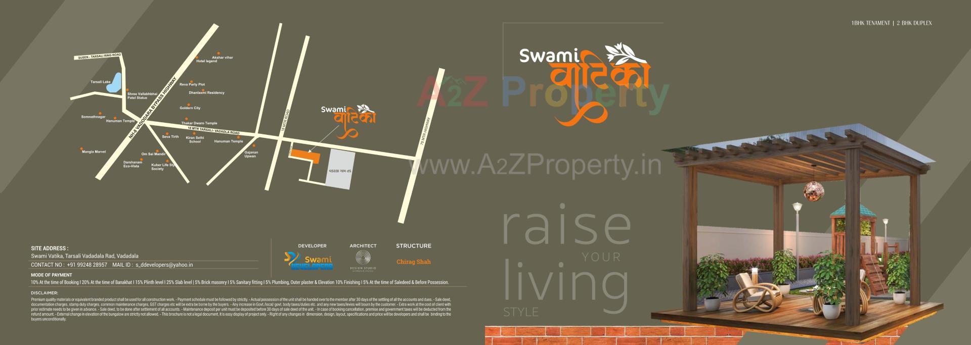  of real estate project Swami Vatika located at Vadadala, Vadodara, Gujarat