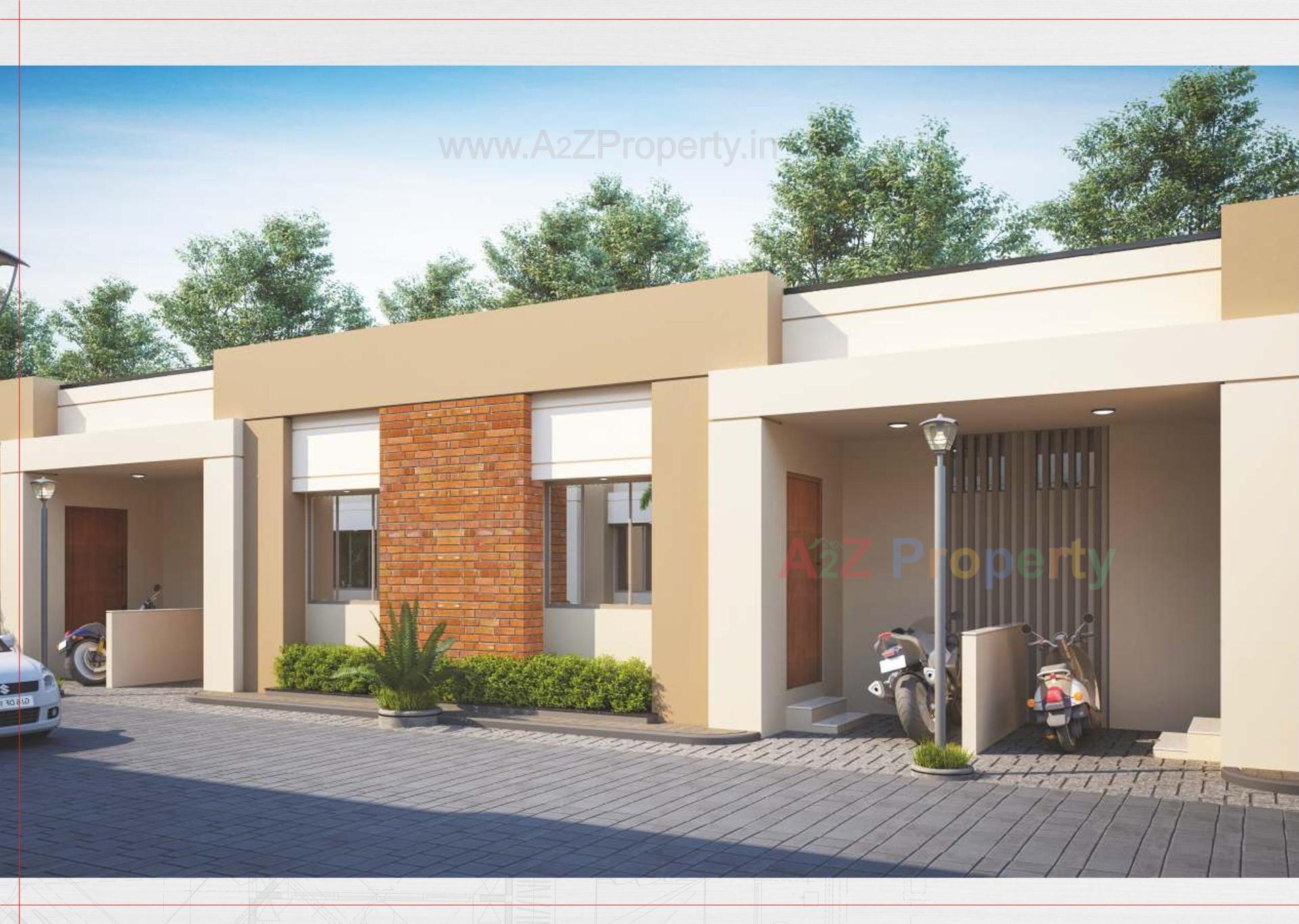 3D Elevation of real estate project Swami Vatika located at Vadadala, Vadodara, Gujarat