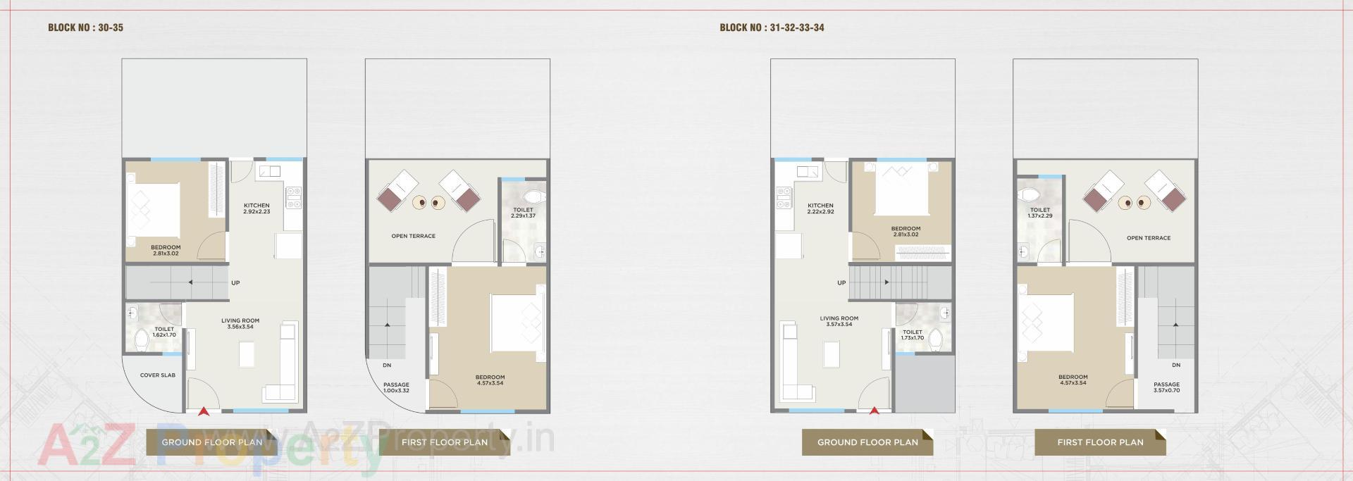 Layout of real estate project Swami Vatika located at Vadadala, Vadodara, Gujarat