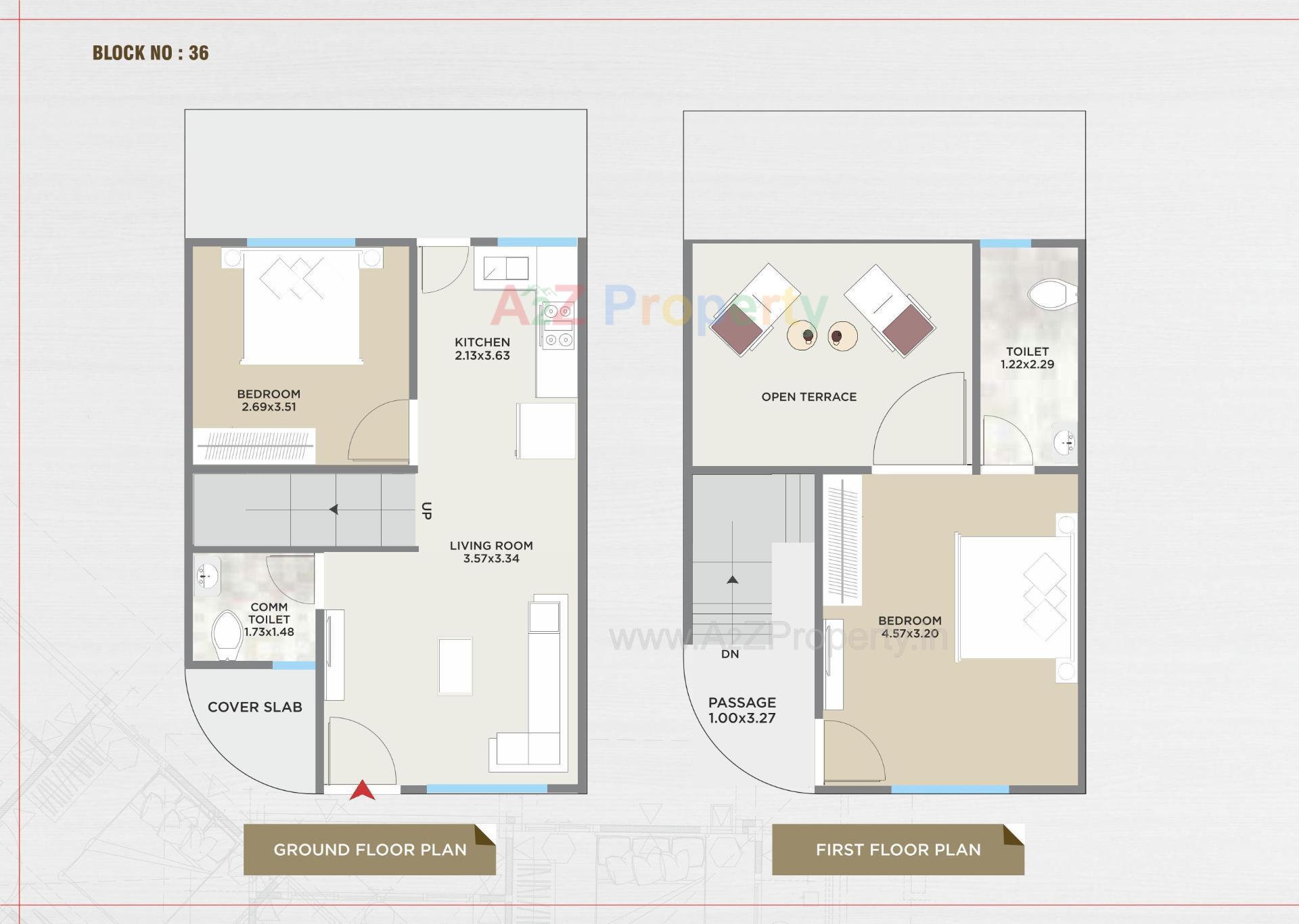 Layout of real estate project Swami Vatika located at Vadadala, Vadodara, Gujarat