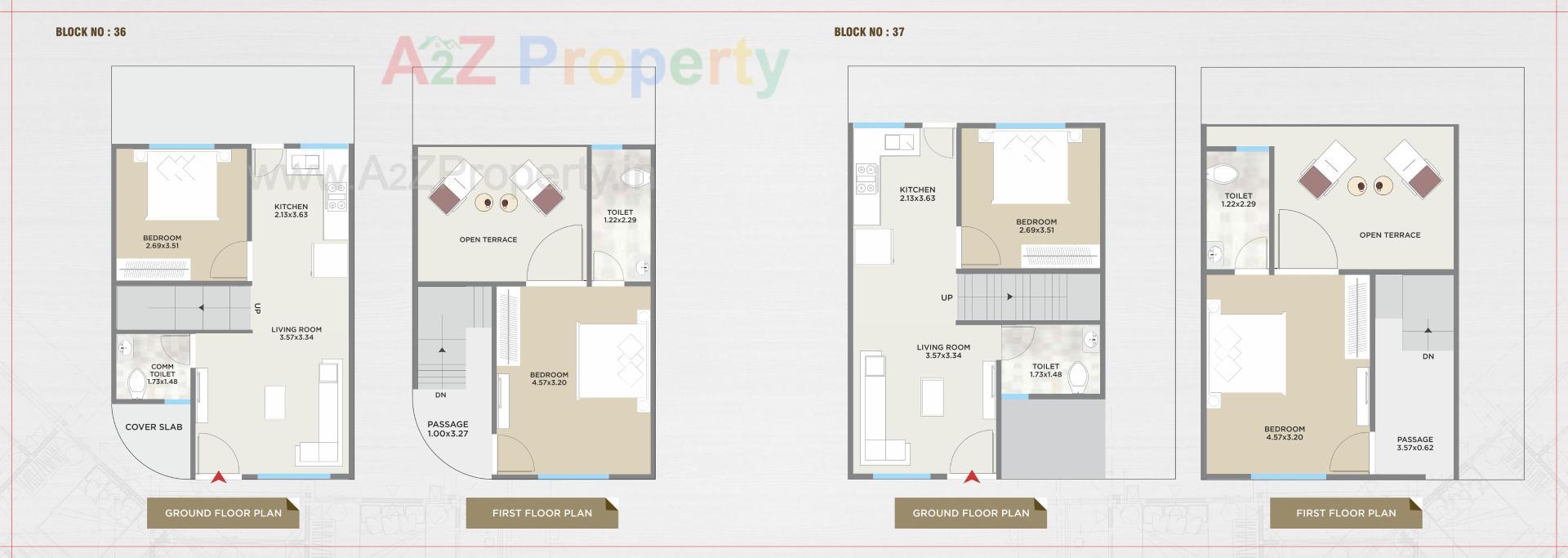 Layout of real estate project Swami Vatika located at Vadadala, Vadodara, Gujarat
