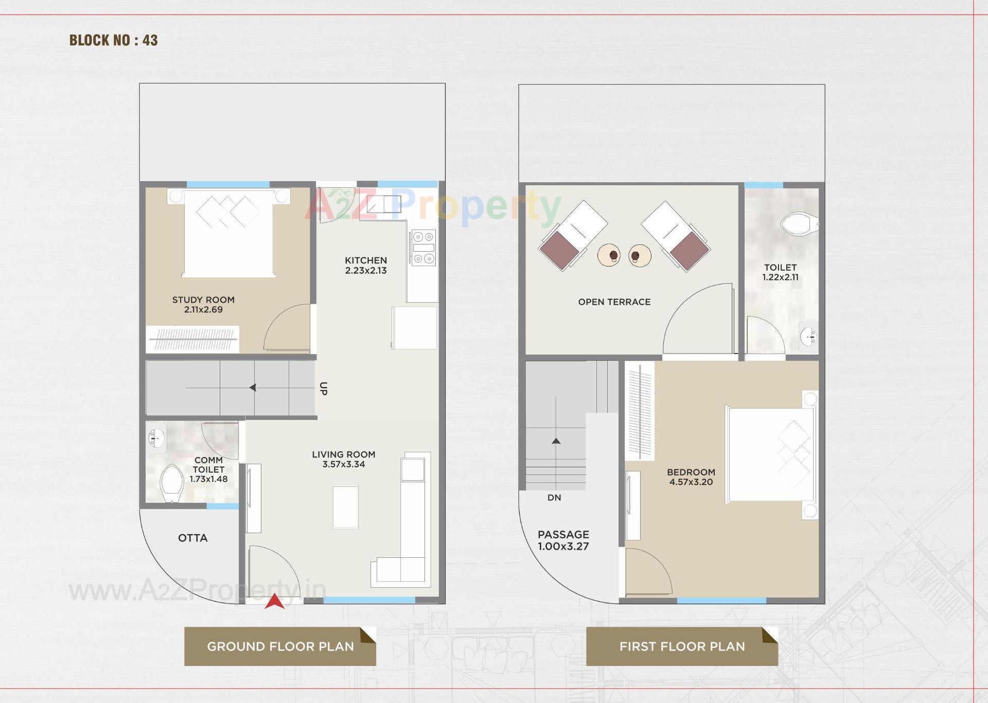 Layout of real estate project Swami Vatika located at Vadadala, Vadodara, Gujarat