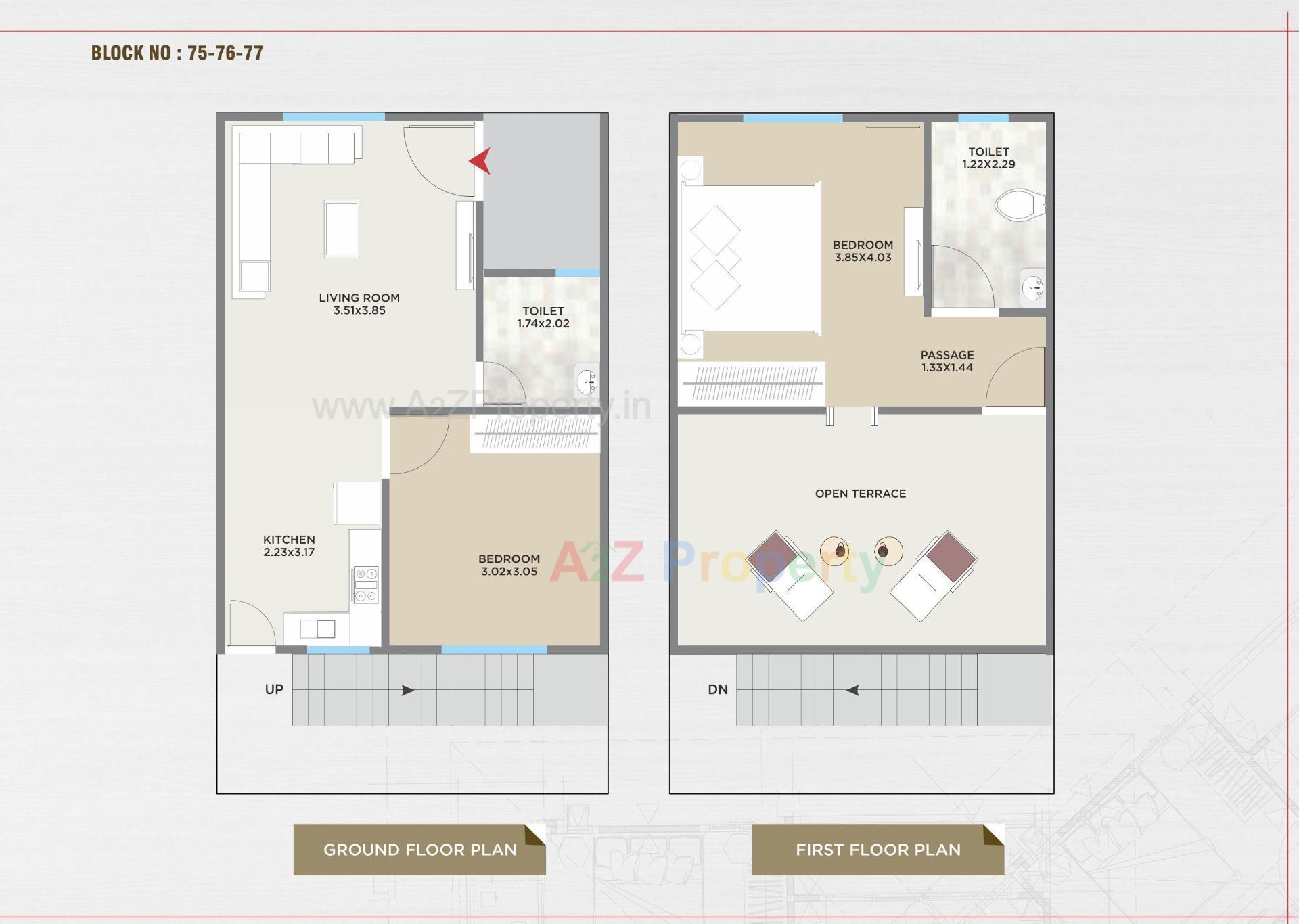 Layout of real estate project Swami Vatika located at Vadadala, Vadodara, Gujarat