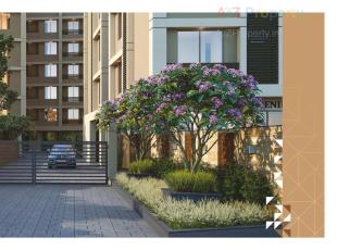 Elevation of real estate project Swarnim Sky located at Bhayali, Vadodara, Gujarat