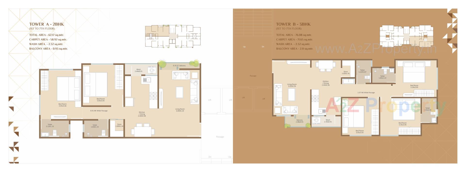 Layout of real estate project Swarnim Sky located at Bhayali, Vadodara, Gujarat