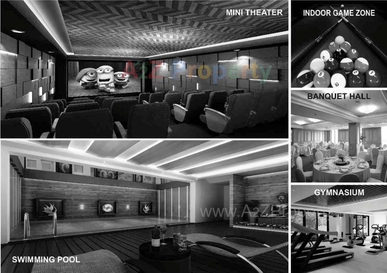 3D Elevation of real estate project Swarnim Square located at Bhayli, Vadodara, Gujarat