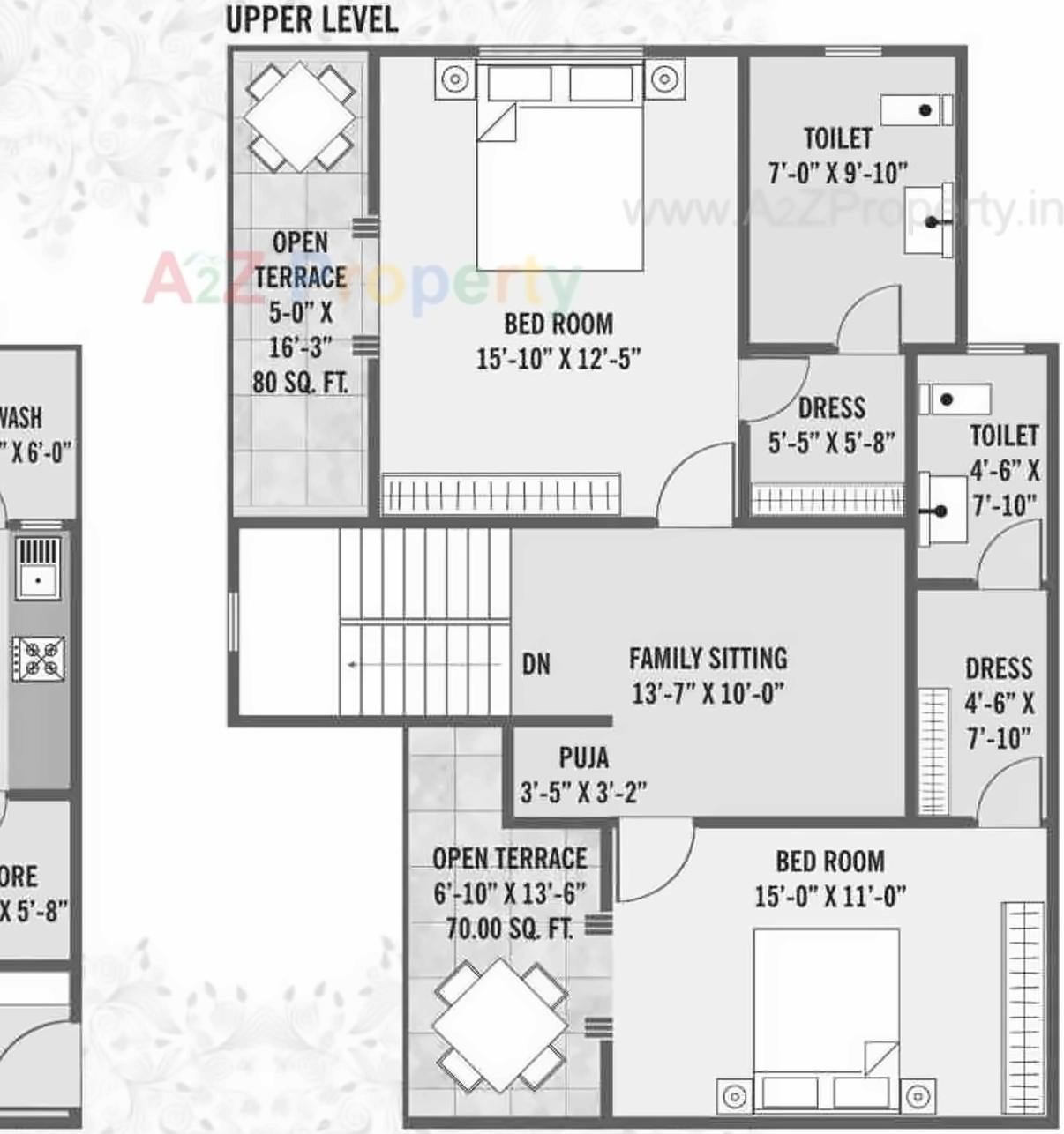 Layout of real estate project Swarnim Square located at Bhayli, Vadodara, Gujarat