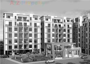 Elevation of real estate project Swarnim Square located at Bhayli, Vadodara, Gujarat