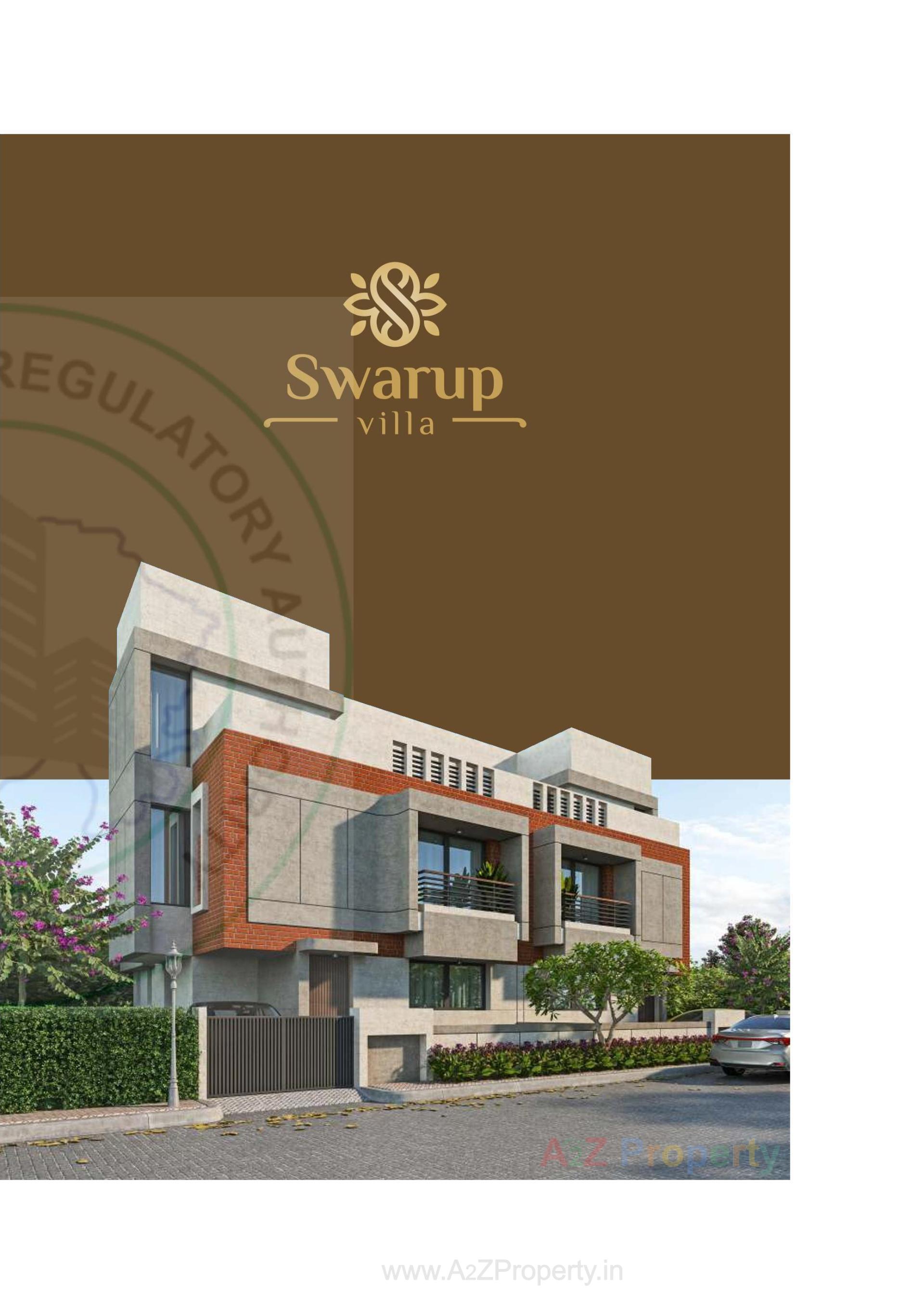 3D Elevation of real estate project Swarup Villa located at Bil, Vadodara, Gujarat