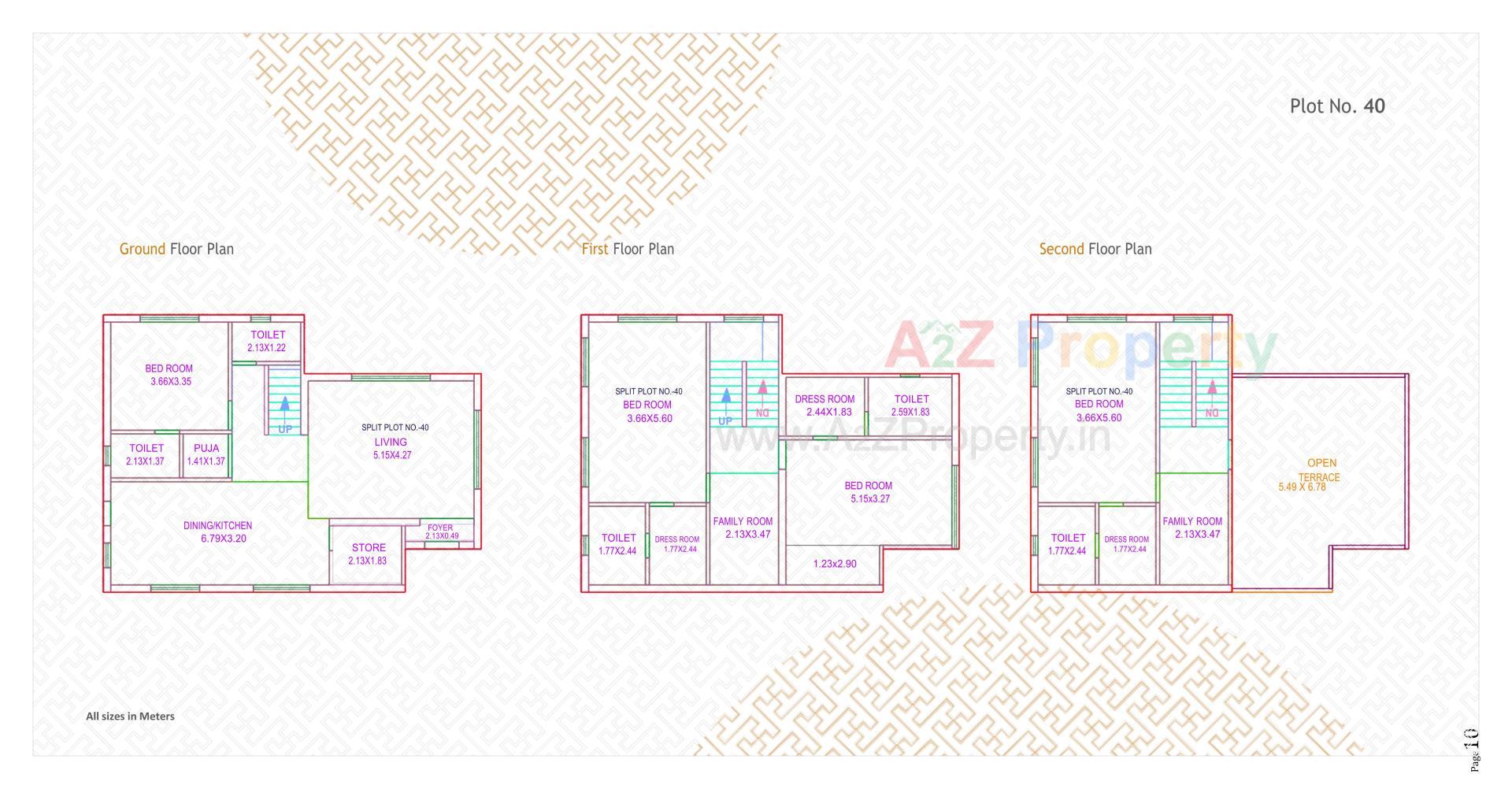 Layout of real estate project Swastik Castillo located at Bil, Vadodara, Gujarat
