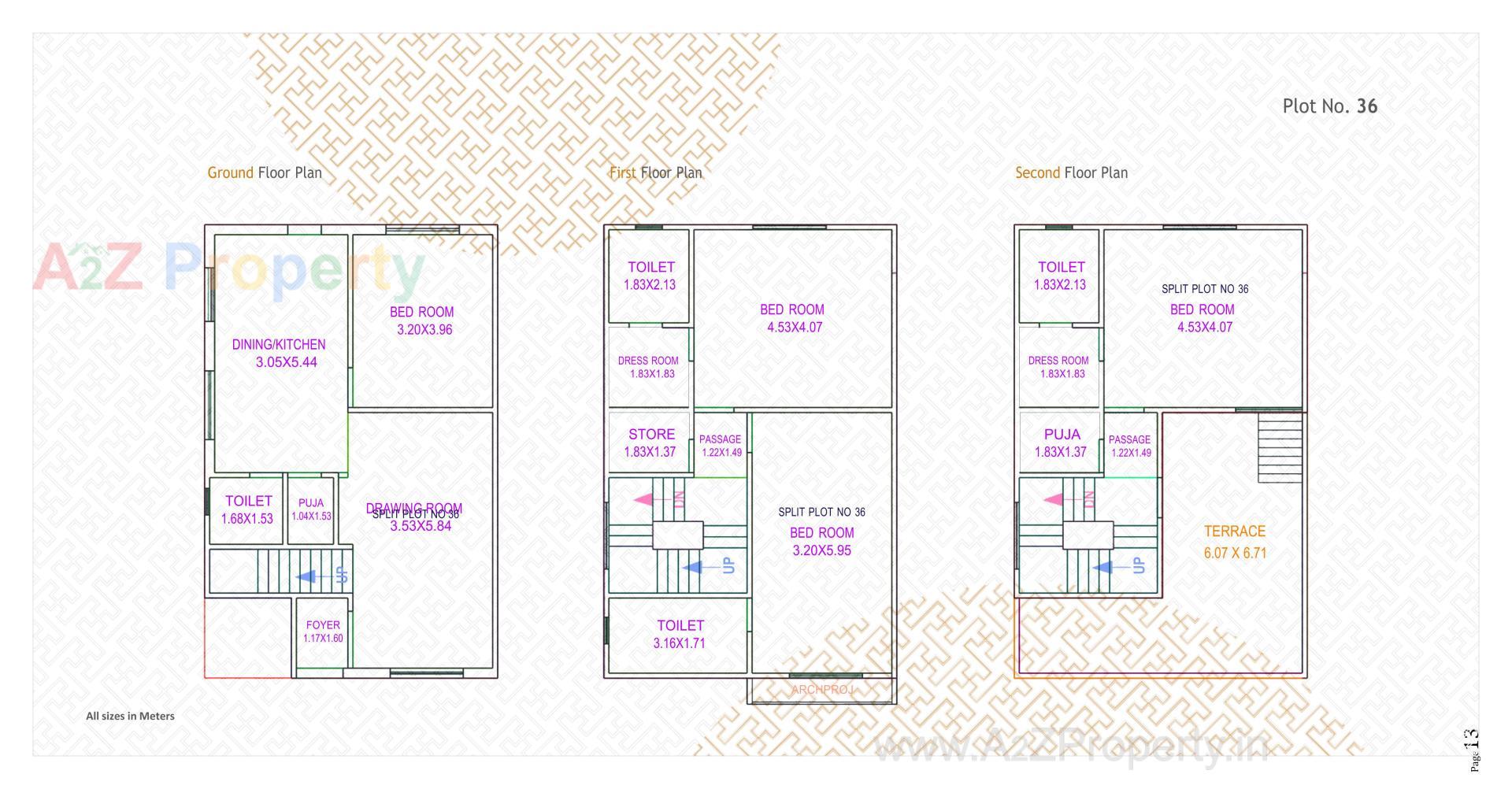 Layout of real estate project Swastik Castillo located at Bil, Vadodara, Gujarat