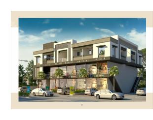 Elevation of real estate project Swastik Complex located at Karjan, Vadodara, Gujarat