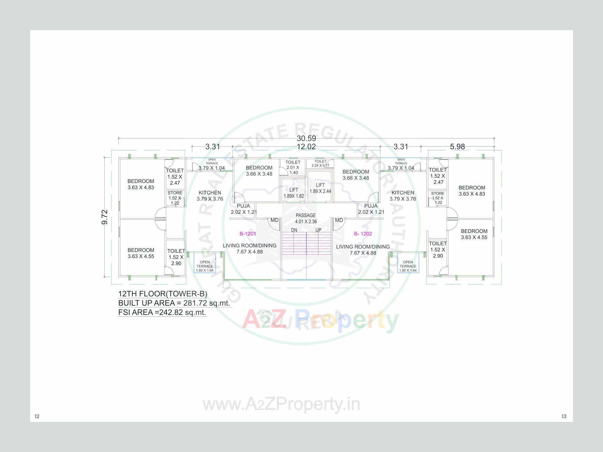  of real estate project Swastika Empire located at Ankodia, Vadodara, Gujarat