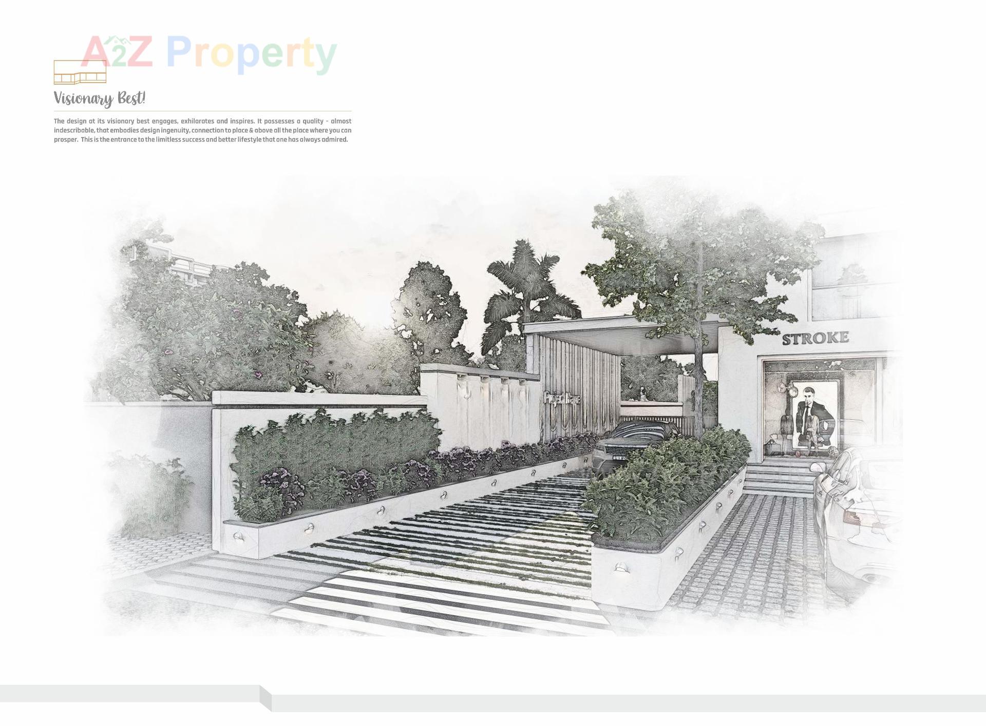 3D Elevation of real estate project Swastika Heights located at Bhayli, Vadodara, Gujarat