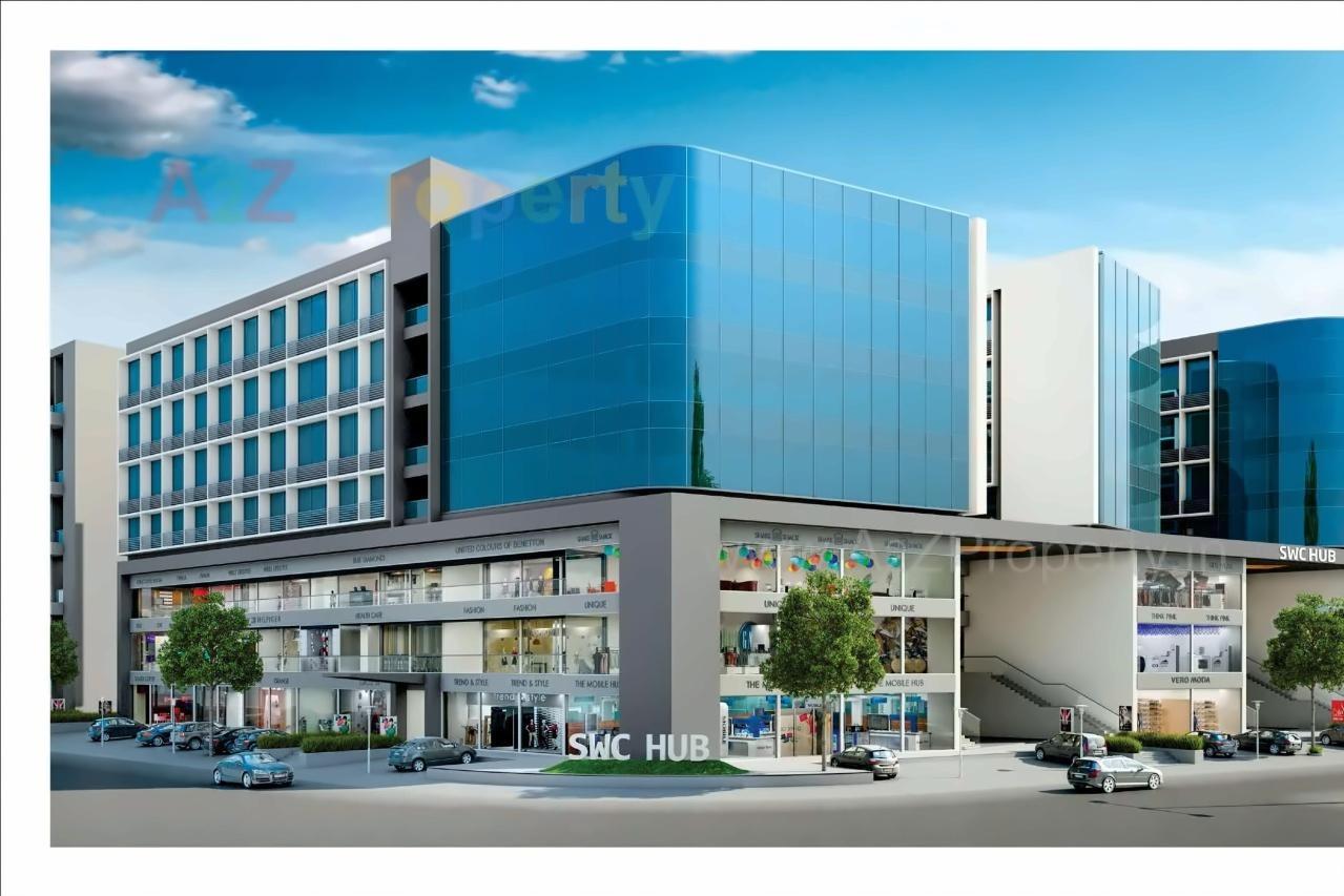 3D Elevation of real estate project Swc Hub located at Bhayli, Vadodara, Gujarat
