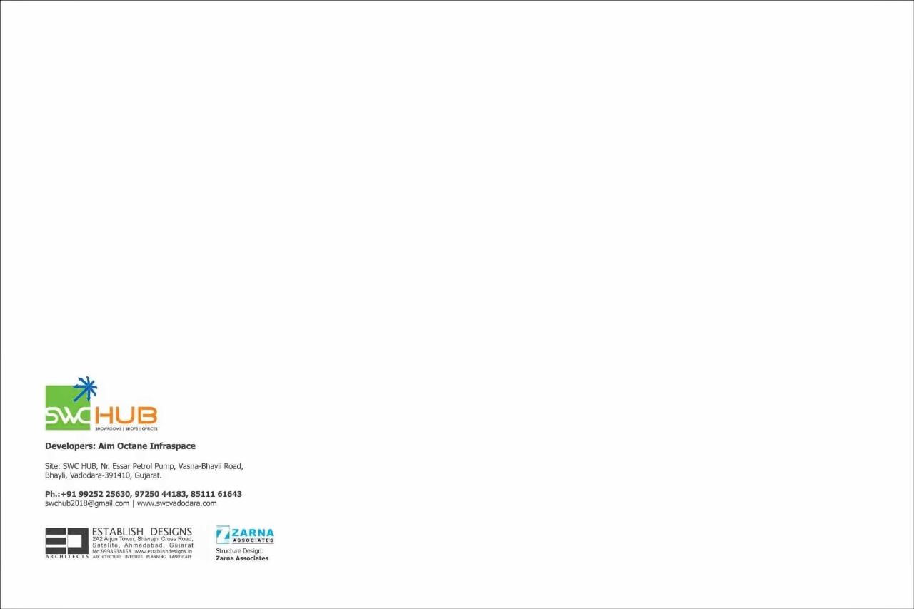  of real estate project Swc Hub located at Bhayli, Vadodara, Gujarat