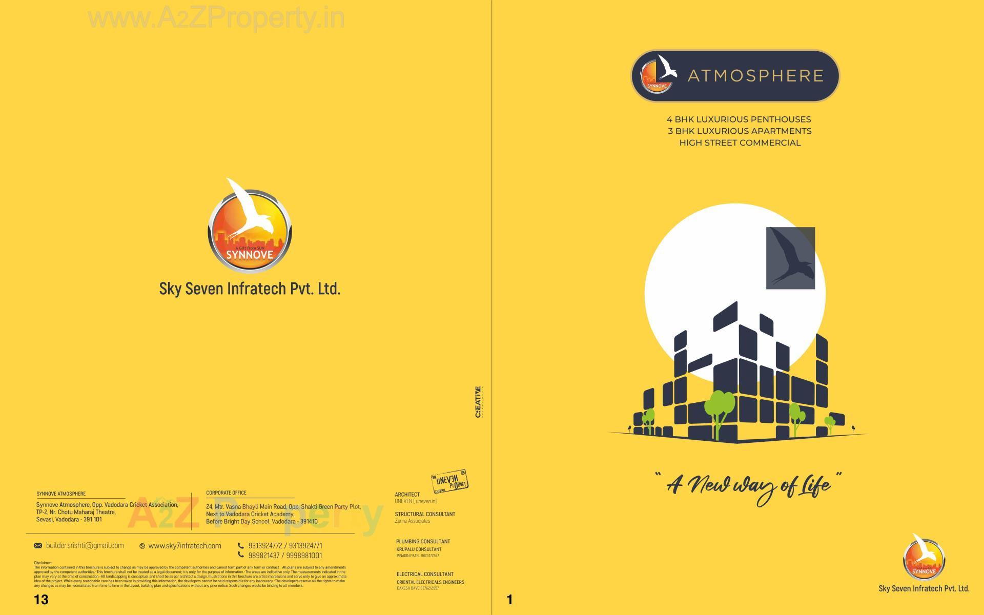  of real estate project Synnove Atmosphere located at Sevasi, Vadodara, Gujarat