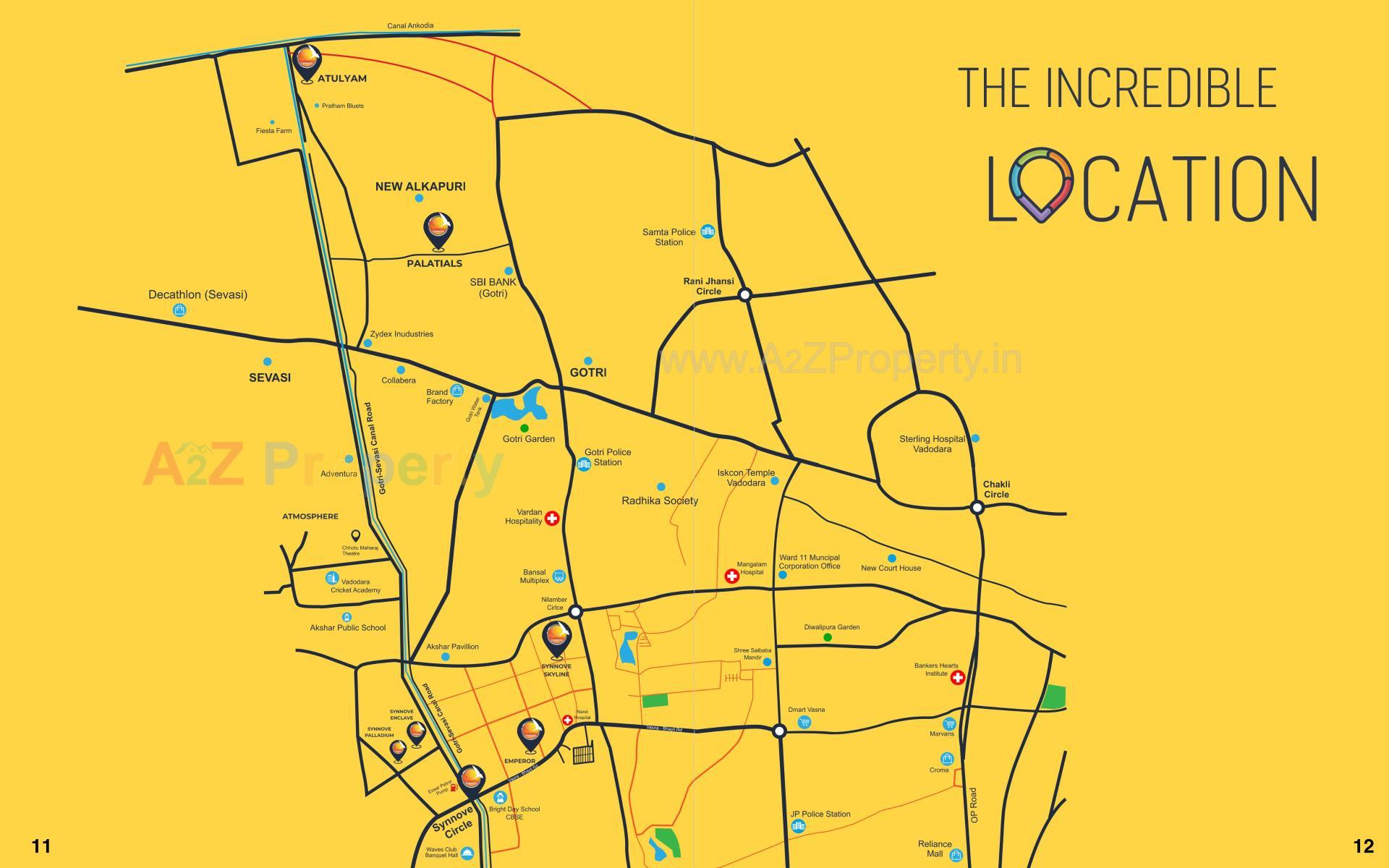  of real estate project Synnove Atmosphere located at Sevasi, Vadodara, Gujarat