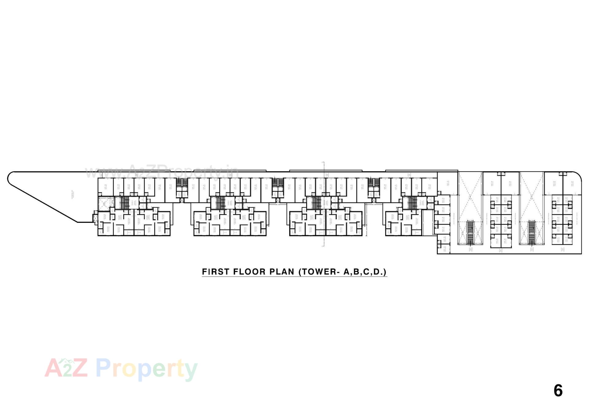 Layout of real estate project Synnove Atmosphere located at Sevasi, Vadodara, Gujarat